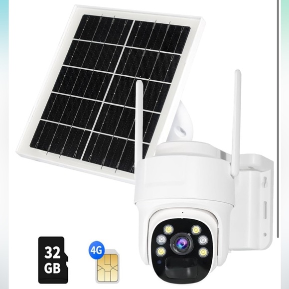 Sentkeng Other - SENTKENG - 4G LTE Cellular Security Camera (No WiFi, Data Plan Required)